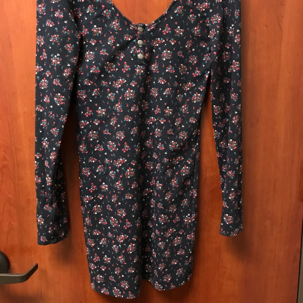 Long sleeved floral dress
